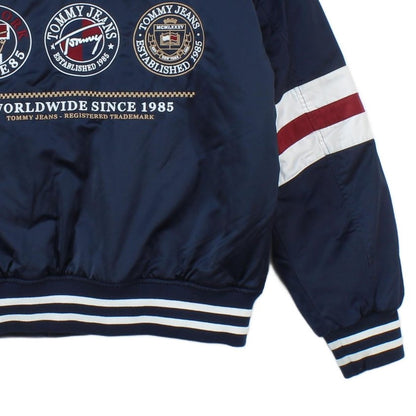 Mens Varsity Jacket Insulated Retro Embroidered
