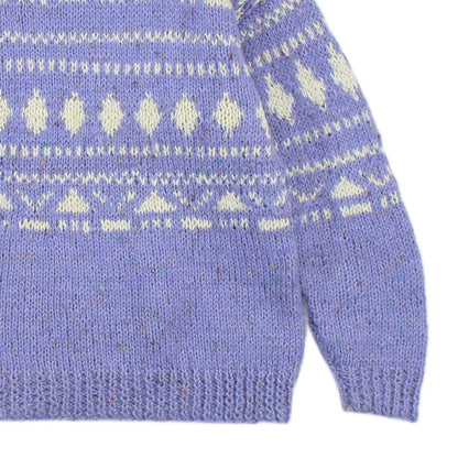 Womens Fair Isle Jumper Chunky Knit Knit