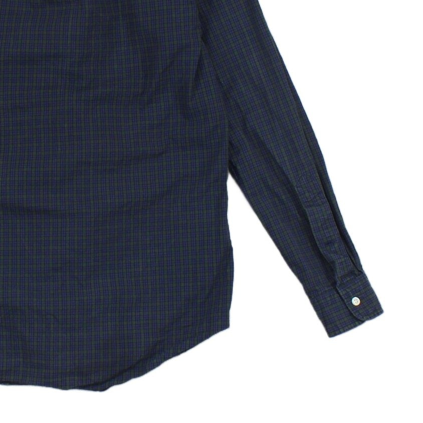 Mens Check Shirt Custom Fit Long Sleeve