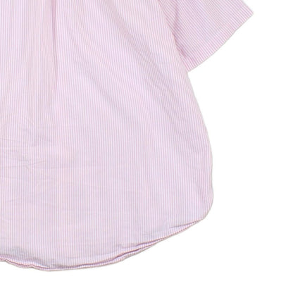 Mens Striped Shirt Short Sleeve Custom Fit