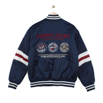 Mens Varsity Jacket Insulated Retro Embroidered