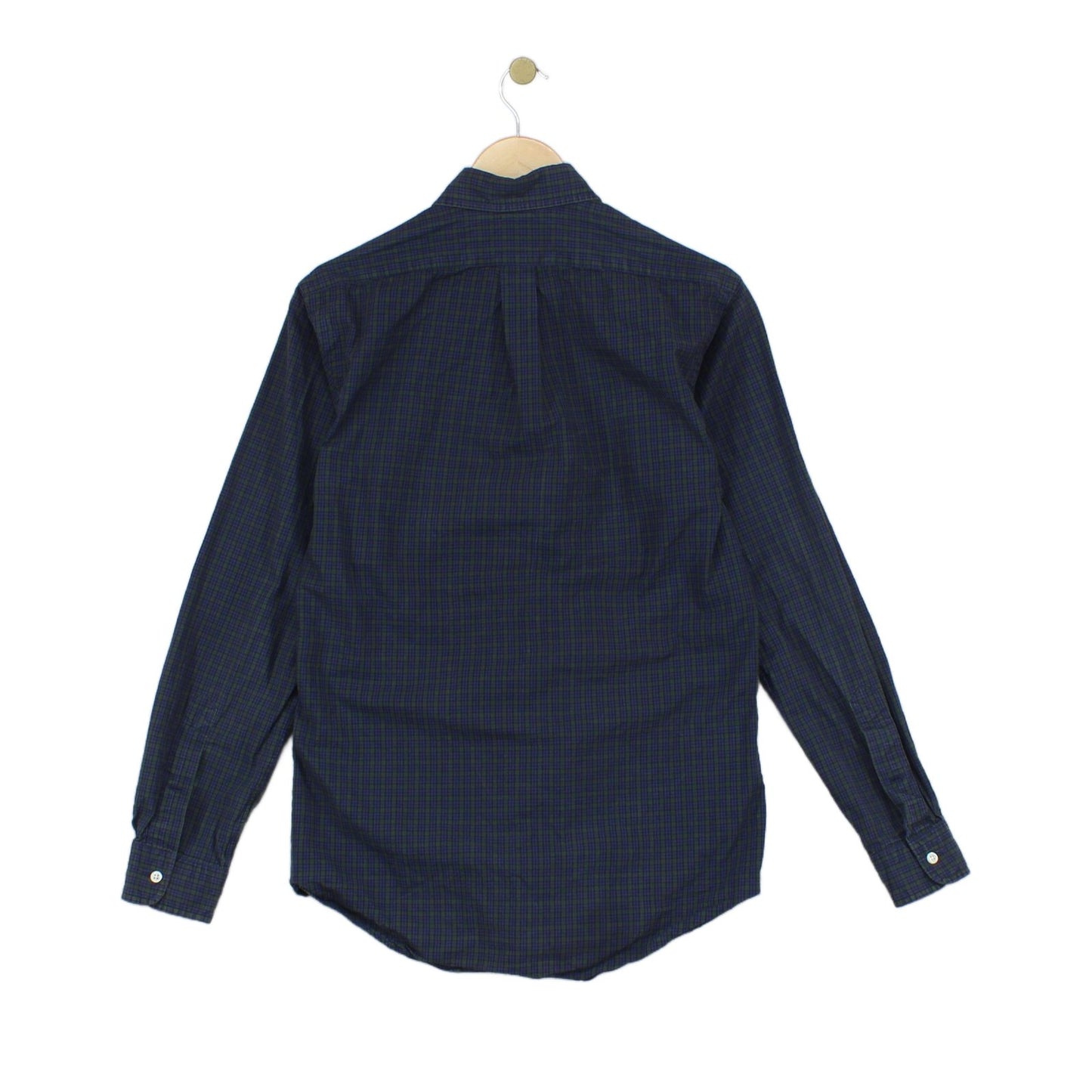 Mens Check Shirt Custom Fit Long Sleeve