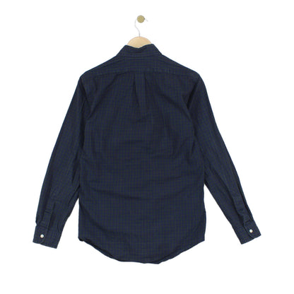 Mens Check Shirt Custom Fit Long Sleeve