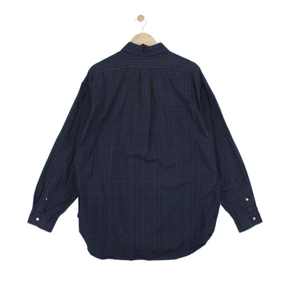 Mens Plaid Shirt  Button Up Casual