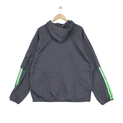 Mens Fleece Hoodie Pullover Logo