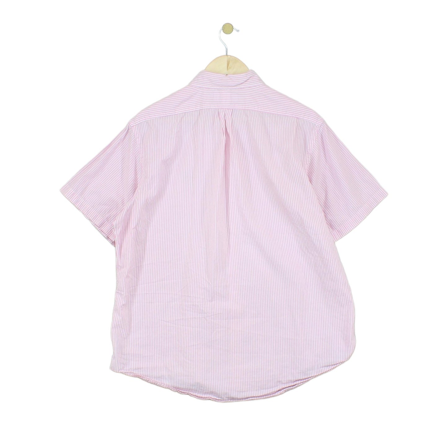 Mens Striped Shirt Short Sleeve Custom Fit