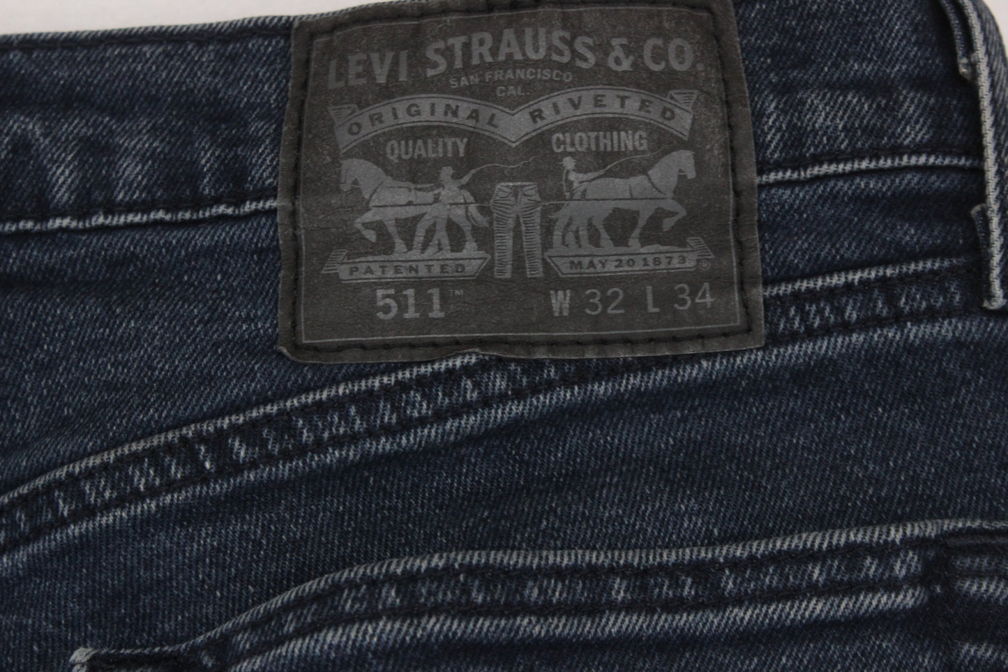 Mens 511 Jeans Slim Fit Zip Fly Stretch Denim