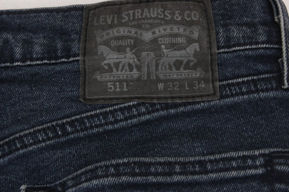 Mens 511 Jeans Slim Fit Zip Fly Stretch Denim