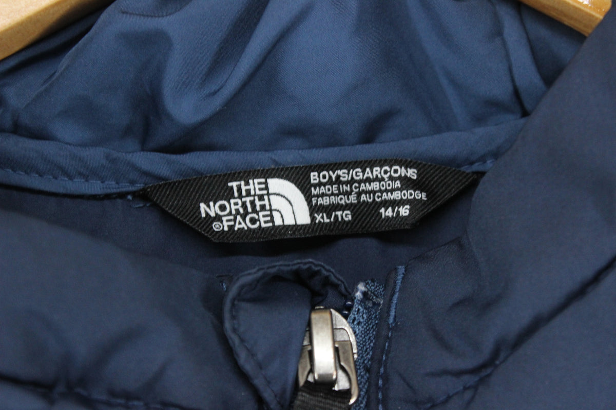 Boys Puffer Jacket Full Zip Hooded Outdoor