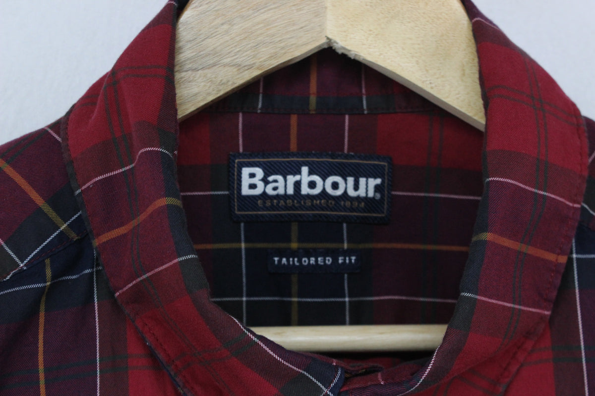 Mens Plaid Shirt Long Sleeve Button Down