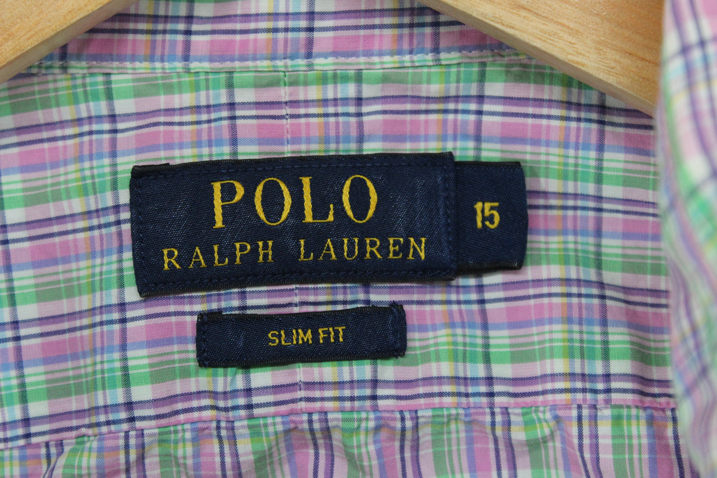 Mens Plaid Shirt Slim Fit Button Up