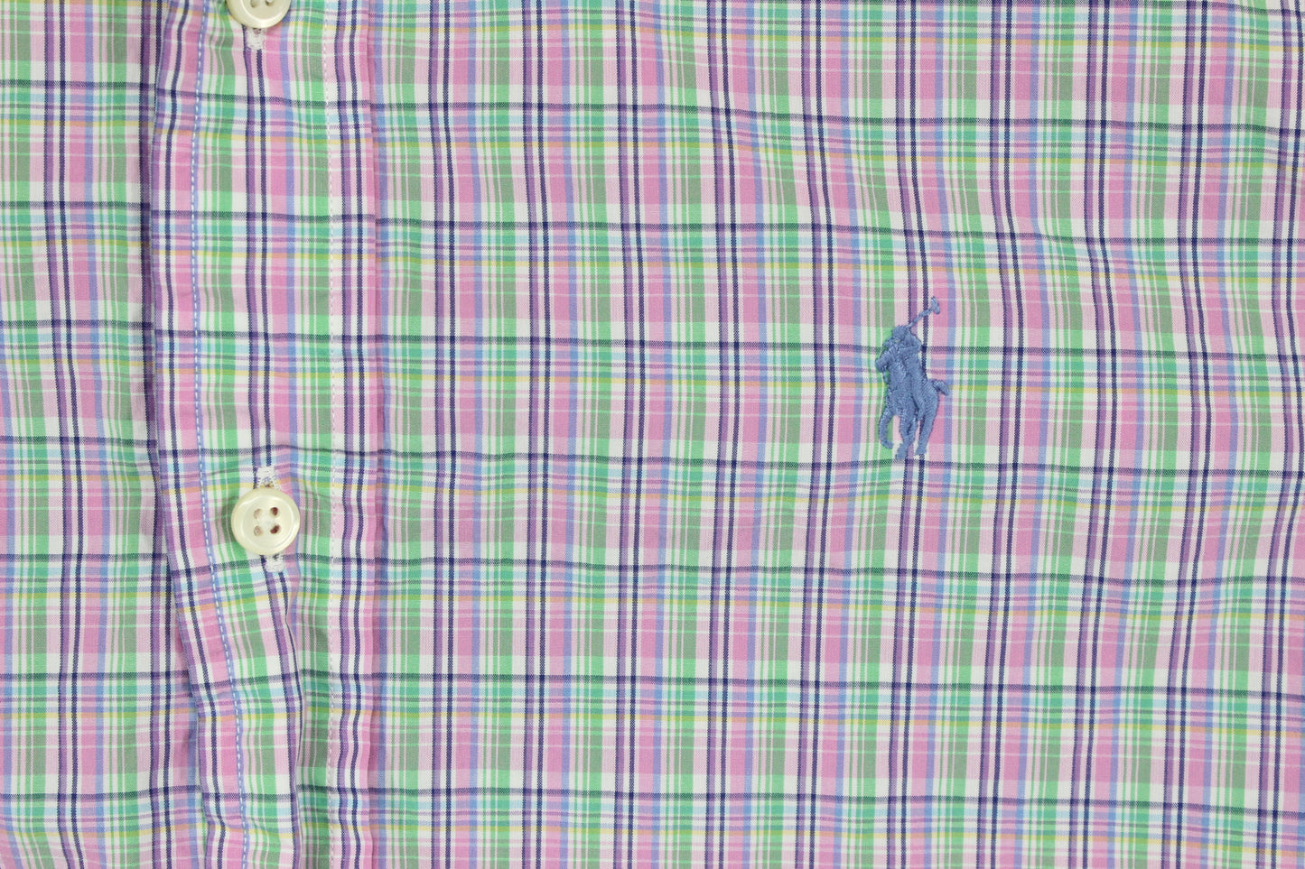 Mens Plaid Shirt Slim Fit Button Up