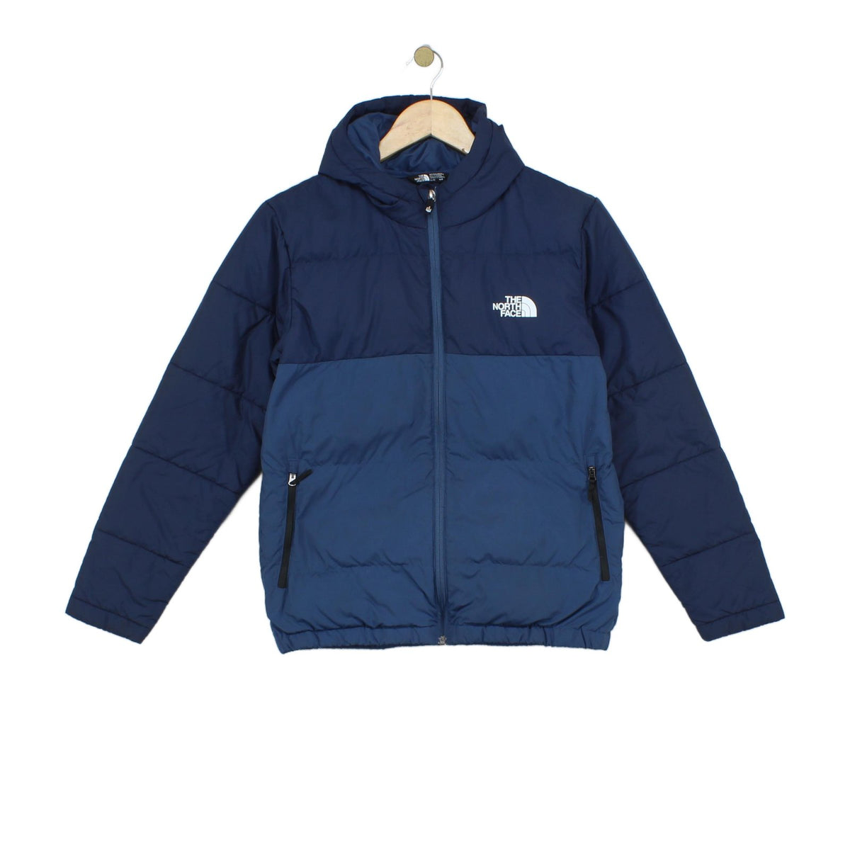 Boys Puffer Jacket Full Zip Hooded Outdoor