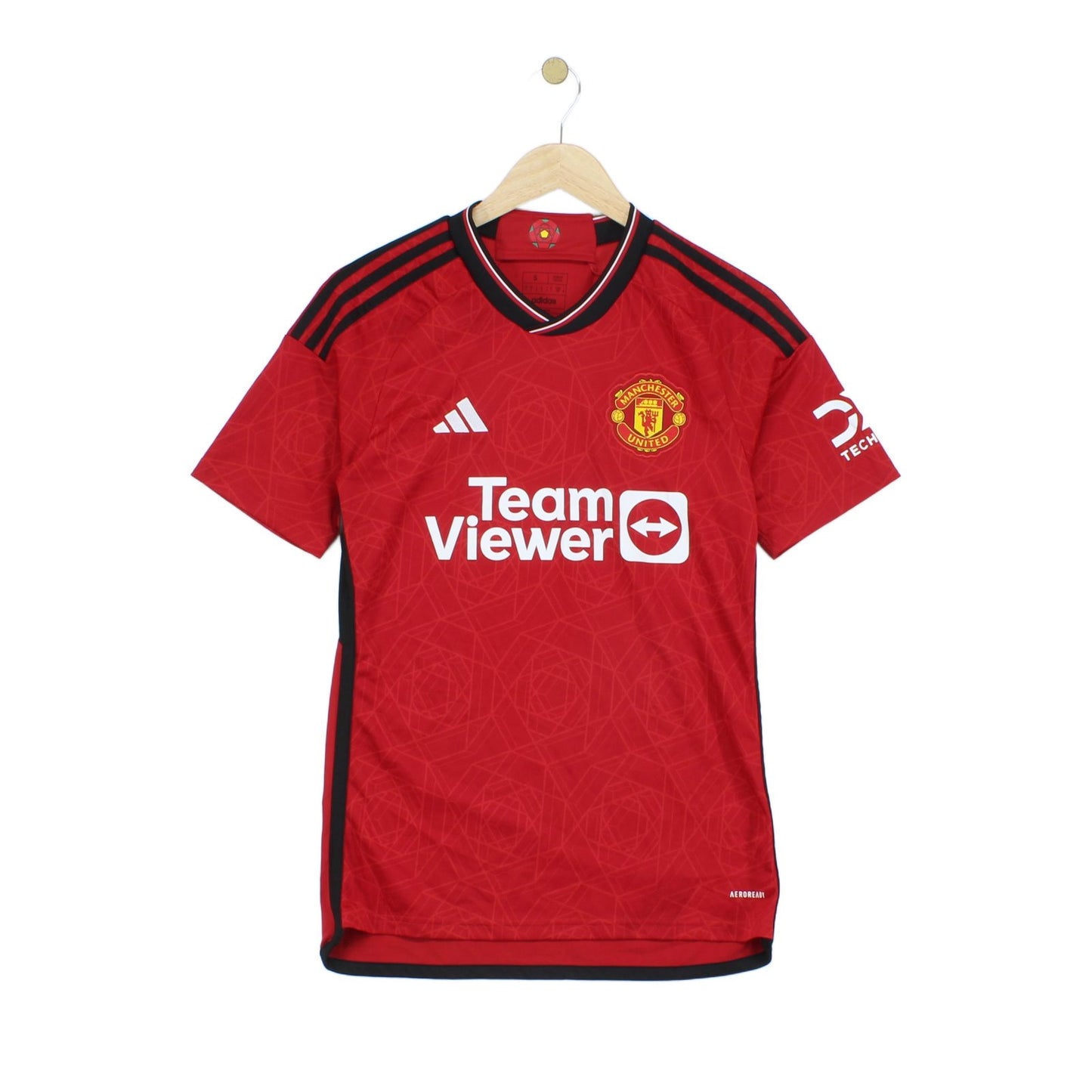 Mens Manchester United 2023-24 Football Shirt Home Jersey Slim