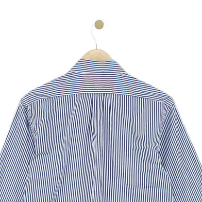 Mens Striped Shirt Custom Fit Button Down Long Sleeve