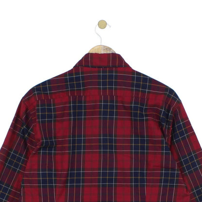 Mens Plaid Shirt Long Sleeve Button Down