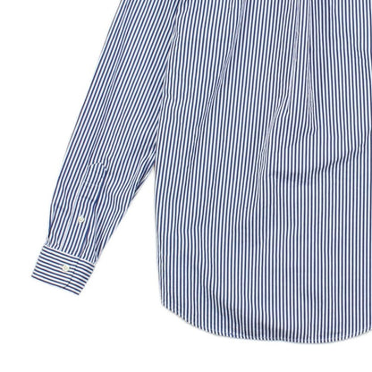 Mens Striped Shirt Custom Fit Button Down Long Sleeve