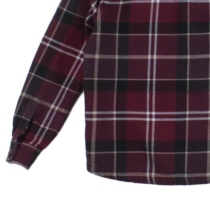 Mens Flannel Plaid Shirt Long Sleeve Check Heavyweight
