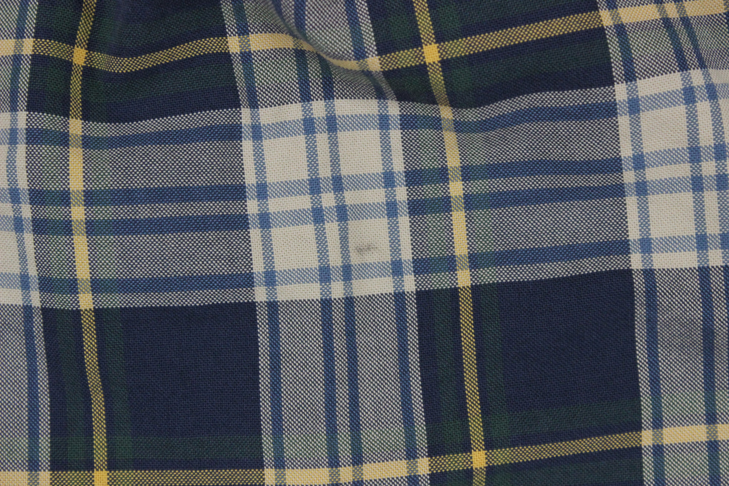 Mens Plaid Shirt Custom Fit Long Sleeve