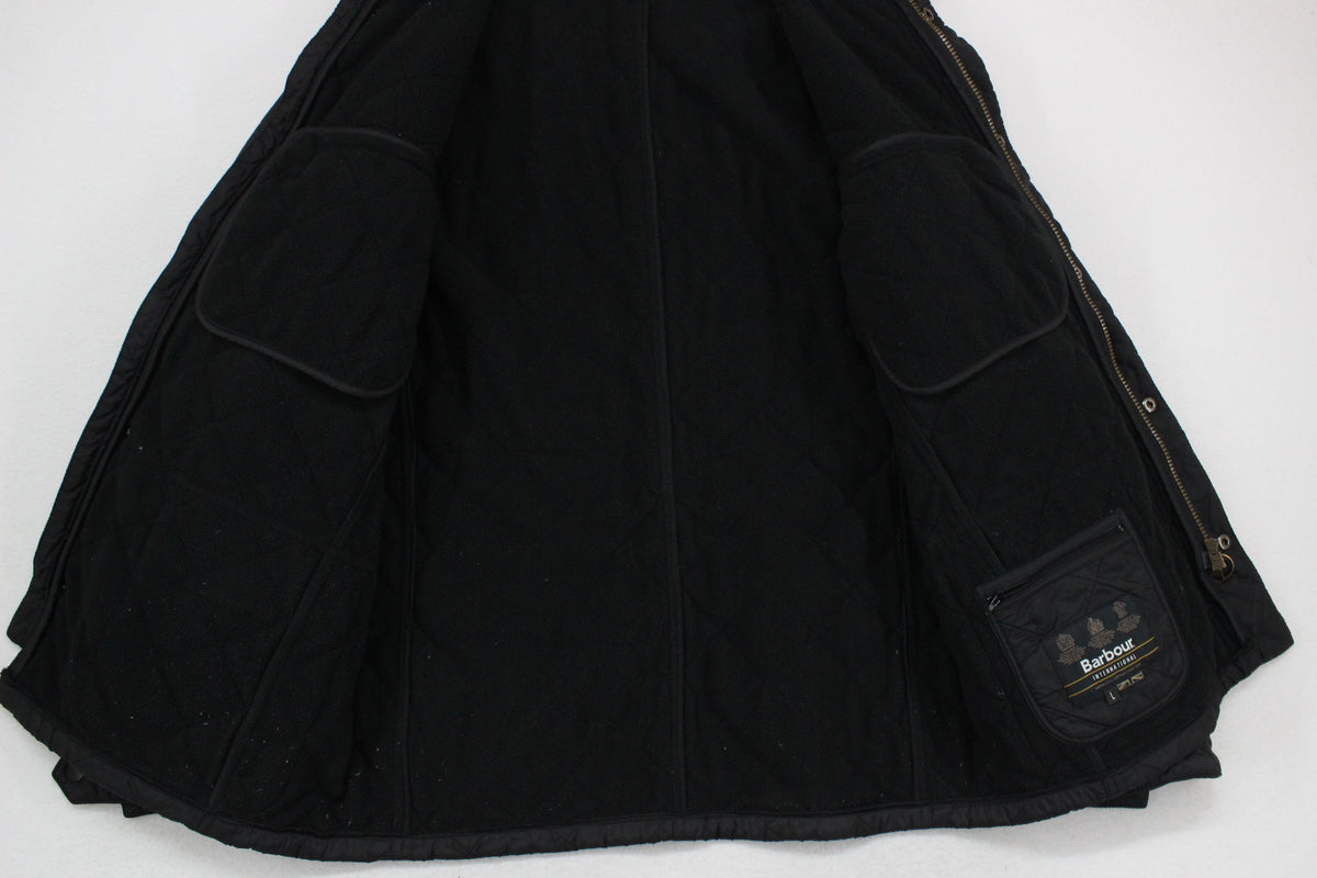 Mens Quilted Jacket Full Zip Lined