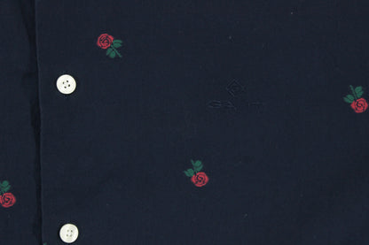 Mens Floral Shirt Button Down Long Sleeve
