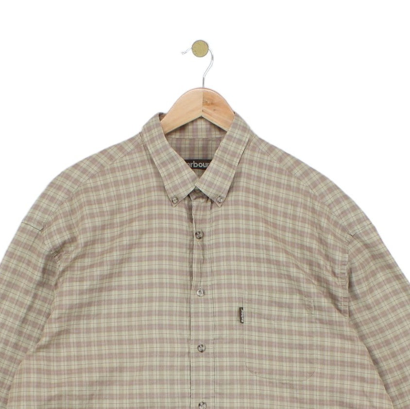 Mens Check Shirt Long Sleeve