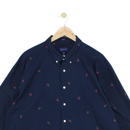 Mens Floral Shirt Button Down Long Sleeve