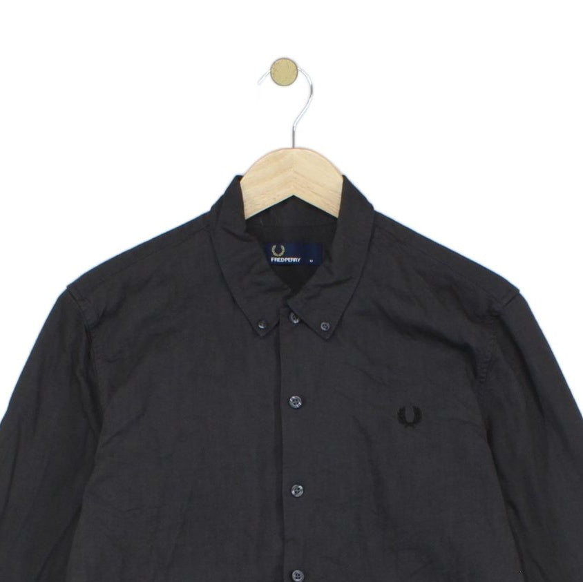 Mens Shirt Long Sleeve Button Up