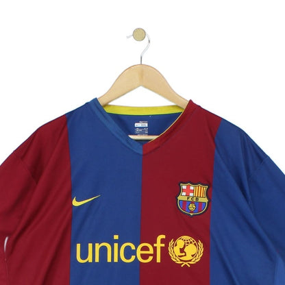Mens Barcelona 2006-07 Football Shirt #10 Ronaldinho
