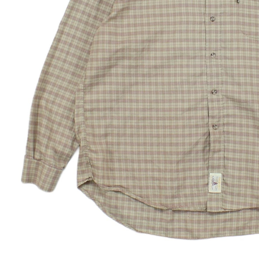 Mens Check Shirt Long Sleeve