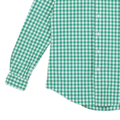 Mens Check Shirt Custom Fit Button Down
