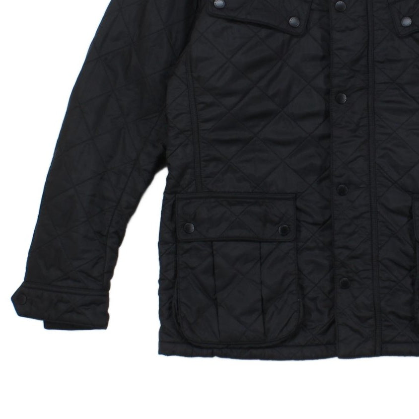 Mens Quilted Jacket Full Zip Lined