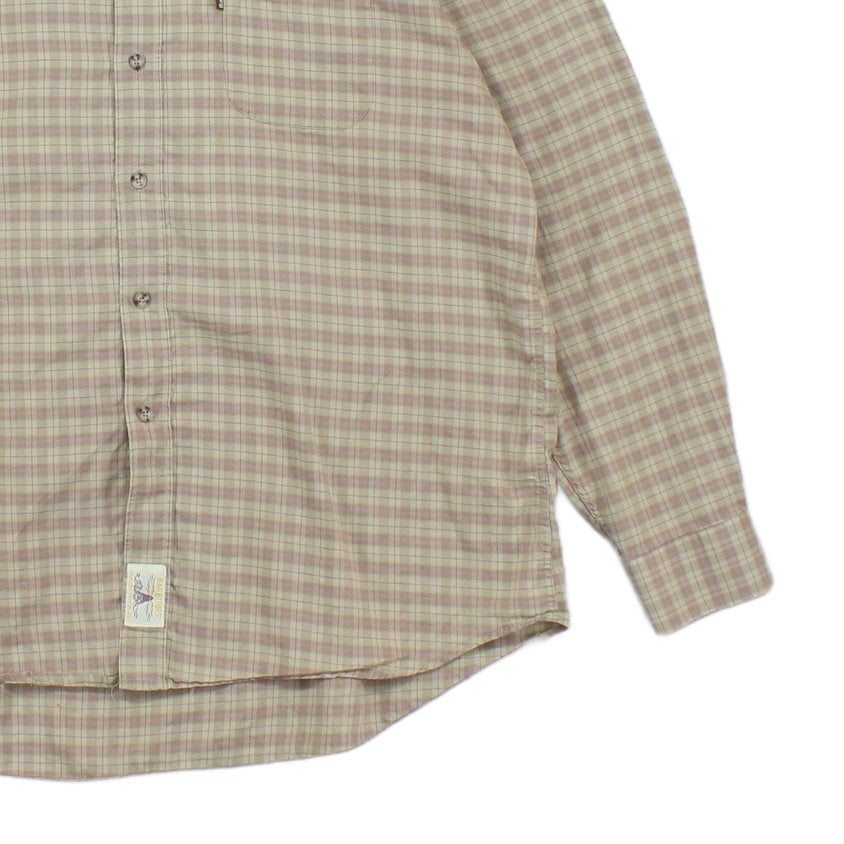 Mens Check Shirt Long Sleeve