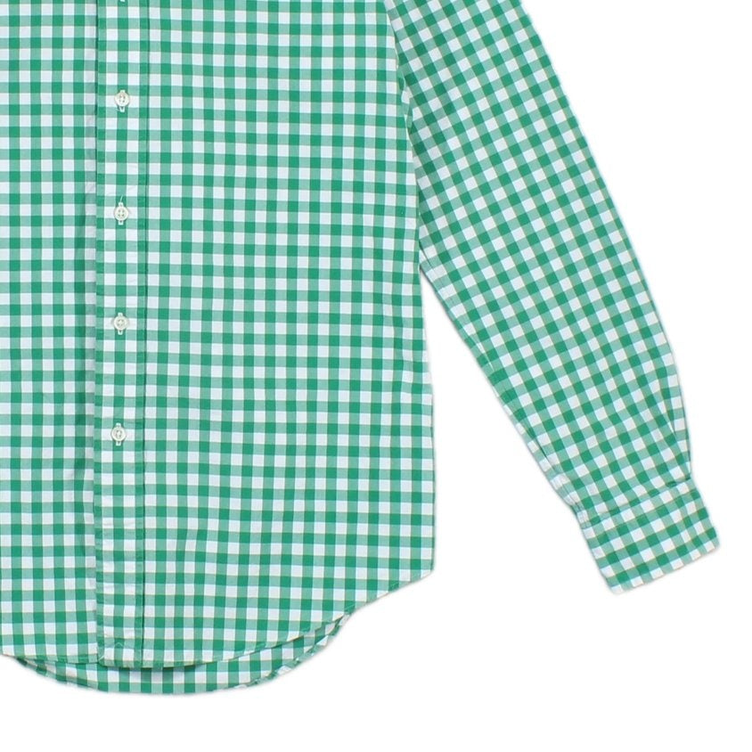 Mens Check Shirt Custom Fit Button Down