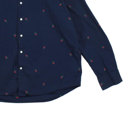 Mens Floral Shirt Button Down Long Sleeve