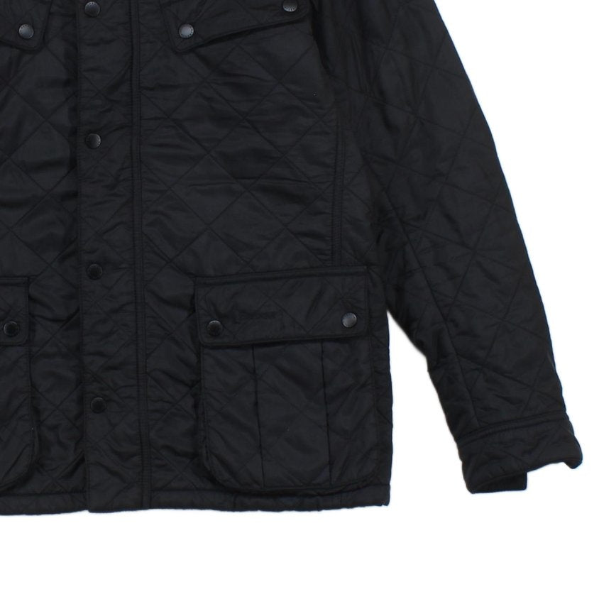 Mens Quilted Jacket Full Zip Lined