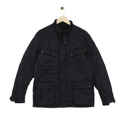 Mens Quilted Jacket Full Zip Lined