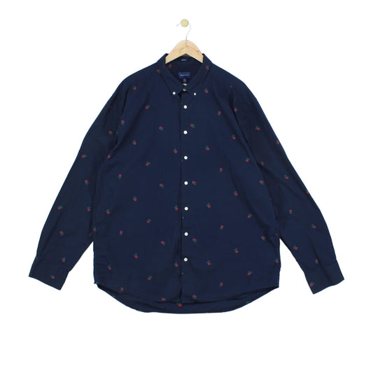 Mens Floral Shirt Button Down Long Sleeve