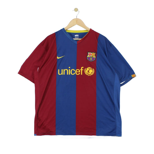 Mens Barcelona 2006-07 Football Shirt #10 Ronaldinho