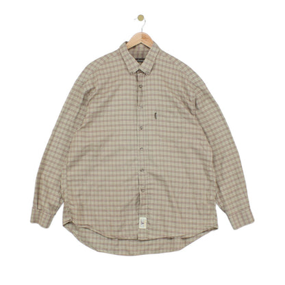 Mens Check Shirt Long Sleeve