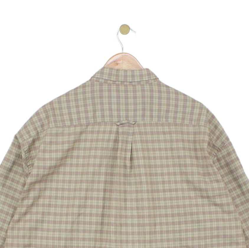 Mens Check Shirt Long Sleeve