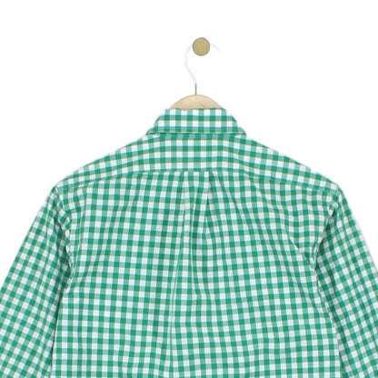 Mens Check Shirt Custom Fit Button Down