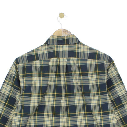 Mens Plaid Shirt Custom Fit Long Sleeve
