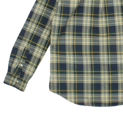 Mens Plaid Shirt Custom Fit Long Sleeve