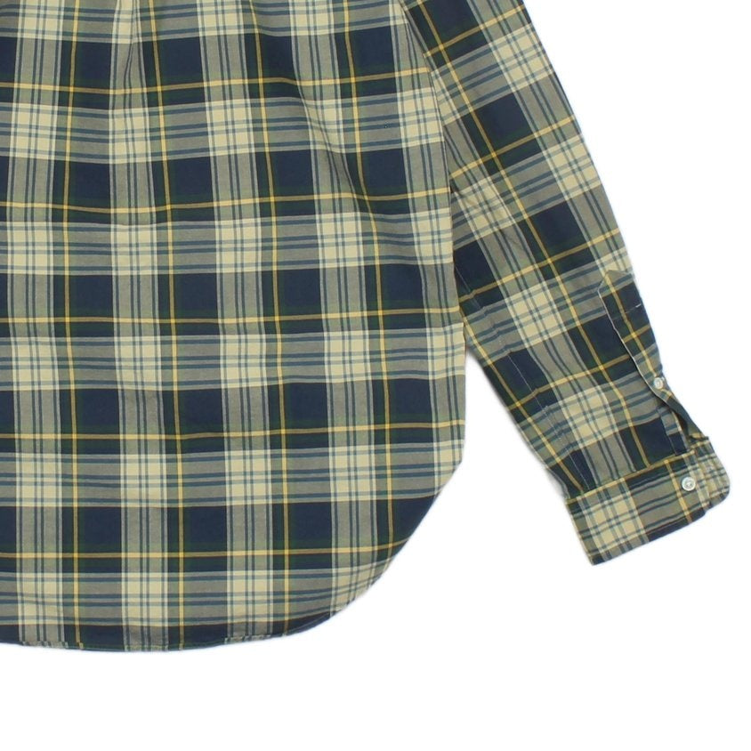 Mens Plaid Shirt Custom Fit Long Sleeve