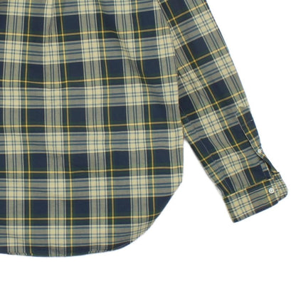 Mens Plaid Shirt Custom Fit Long Sleeve