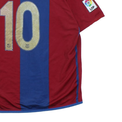 Mens Barcelona 2006-07 Football Shirt #10 Ronaldinho