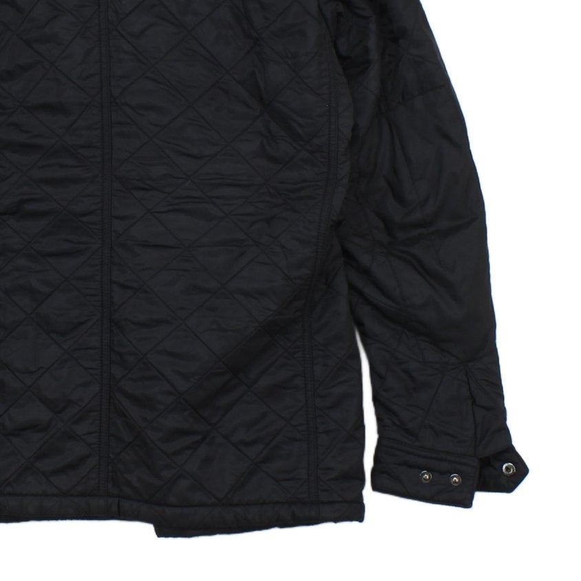 Mens Quilted Jacket Full Zip Lined