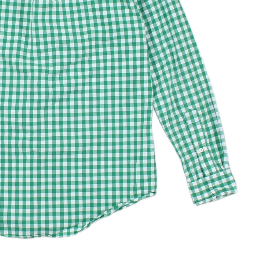 Mens Check Shirt Custom Fit Button Down
