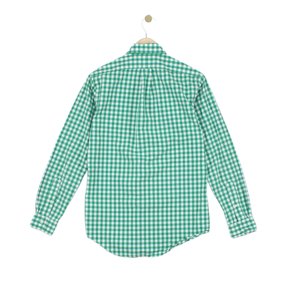 Mens Check Shirt Custom Fit Button Down